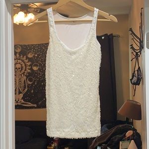 Express Sequined Tank Top